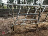 15' CATTLE FEED BARRIER & 4' GATE - 3