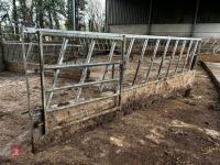 15' CATTLE FEED BARRIER & 4' GATE - 5