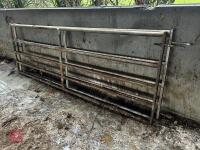 2 x 11' GALVANISED YARD GATES - 3