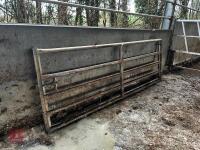 2 x 11' GALVANISED YARD GATES - 5