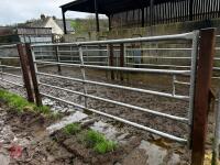 11' HD GALVANISED YARD GATE - 2