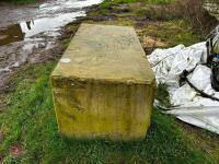 LARGE CONCRETE LOGO BLOCK - 3