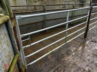 10' HD GALVANISED YARD GATE - 6