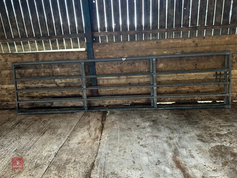 2 X 15' GALVANISED YARD GATES