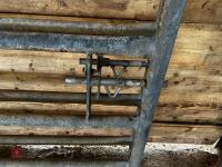 2 X 15' GALVANISED YARD GATES - 6