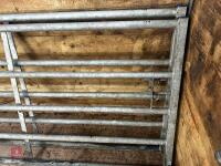 2 X 15' IAE GALVANISED YARD GATES - 5