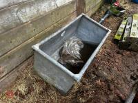 3' X 18'' X 16'' GALVANISED WATER TROUGH - 2