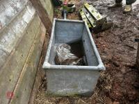 3' X 18'' X 16'' GALVANISED WATER TROUGH - 3