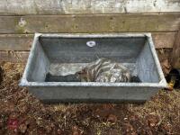 3' X 18'' X 16'' GALVANISED WATER TROUGH - 5