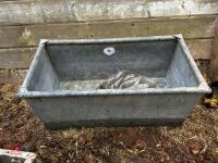 3' X 18'' X 16'' GALVANISED WATER TROUGH - 6