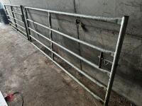 10' HD GALVANISED YARD GATE - 5