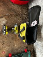 RYOBI DRILL, BATTERY & BAG - 3
