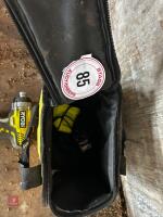RYOBI DRILL, BATTERY & BAG - 4
