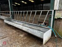 15' GALVANISED FEED BARRIER & TROUGH - 2