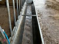 15' GALVANISED FEED BARRIER & TROUGH - 8