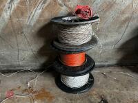 3 PART RAPPA REELS OF POLY WIRE - 2