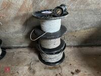 3 PART RAPPA REELS OF POLY WIRE - 3