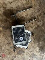 4 SOLAR PANEL AND STANDS - 4