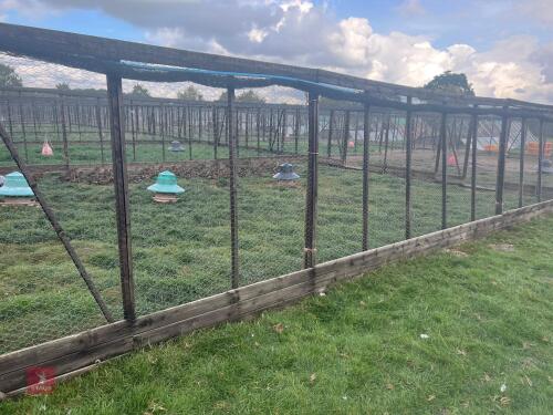 12 X 6' PEN SECTIONS (6 PLAIN - 6 GATED)