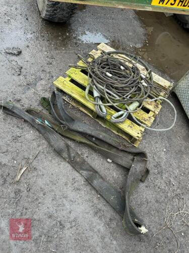 PALLET OF WIRE & STRAPS