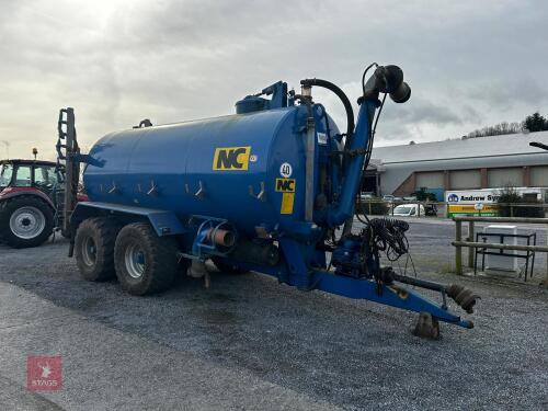 2018 NC 3500G TWIN AXLE SLURRY TANKER