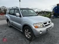 2006 MITSUBISHI SHOGUN 4 X 4 - 2