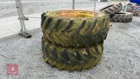 2 X 600/60-38 WHEELS & TYRES - 9