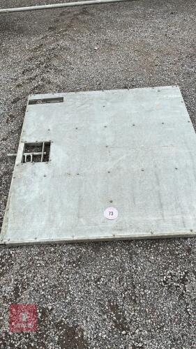 4' X 4'2'' BATEMAN SHEETED DOOR