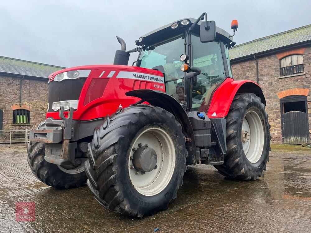 2014 MASSEY FERGUSON 6616 4WD TRACTOR