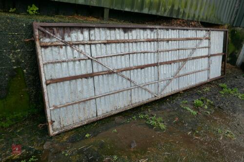 15' SHEETED METAL GATE