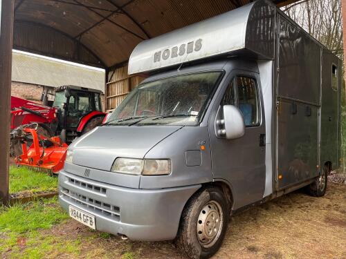 2000 3.5T FIAT DICATO MAXI 2WD HORSE BOX