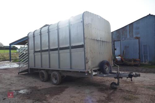 IFOR WILLIAMS 12' LIVESTOCK TRAILER
