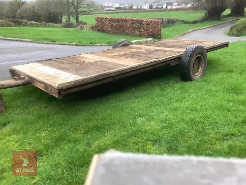 LOW FLATBED TRAILER