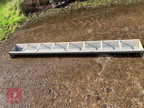 8' 6'' GALVANISED FEED TROUGH