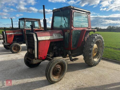 1980 MASSEY FERGUSON 590 2WD TRACTOR