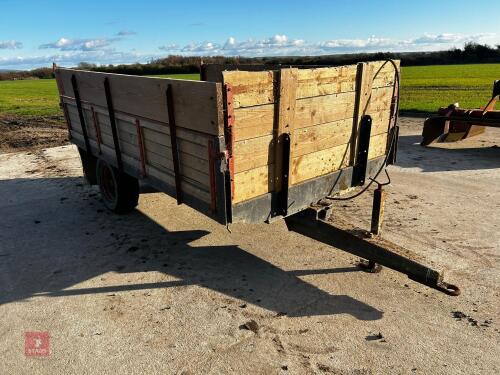 SINGLE AXLE HYDRAULIC TIPPING TRAILER