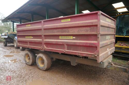 1996 MARSHALL 10T GRAIN/SILAGE TRAILER