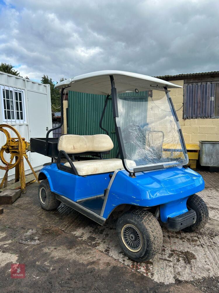 BLUE PETROL GOLF BUGGY