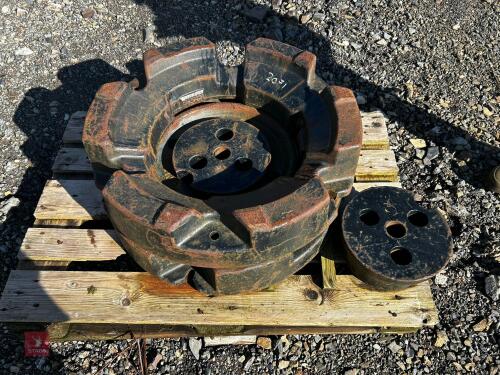SET OF WHEEL WEIGHTS