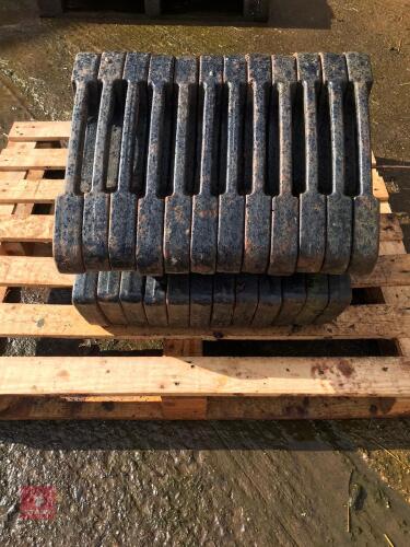 12 X AGCO 55K WEIGHTS