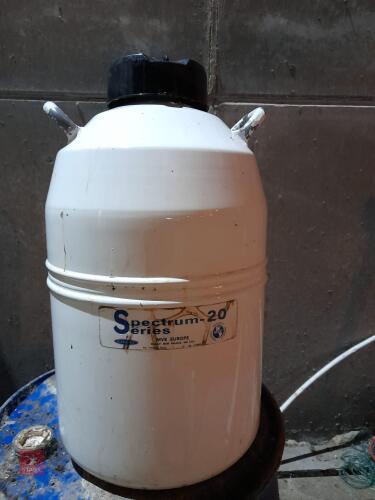 LIQUID NITROGEN FLASK