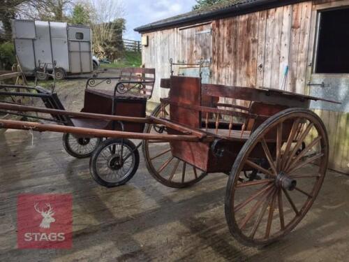 TWO HORSE DRAWN VEHICLES