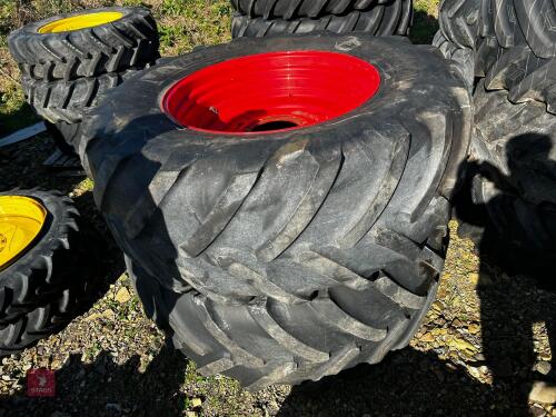 PAIR OF R42 FENDT RIMS & TYRES