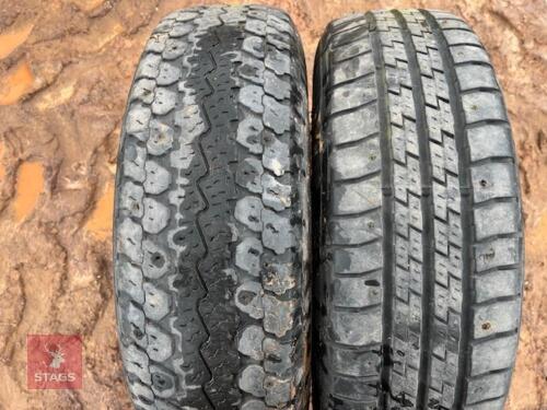 3 STEEL WHEELS & TYRES