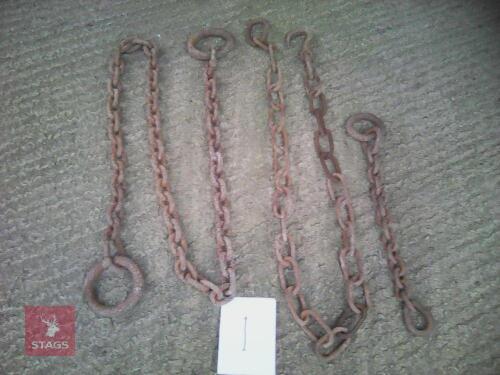2 x TOW CHAINS