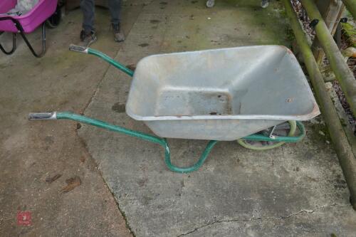 GALVANISED 120L WHEELBARROW