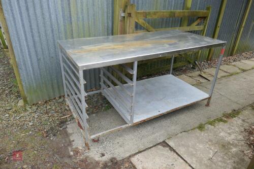 69'' X 33'' X 35'' SS TABLE