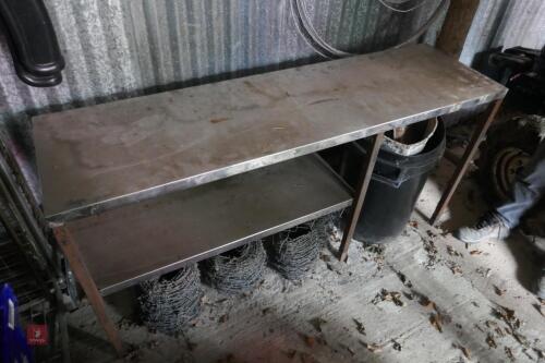 60'' X 19'' X 33'' SS BENCH