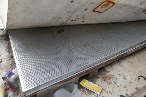 25 SHEETS OF PERFORATED ALUMINIUM