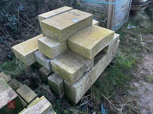 PALLET OF GRANITE BLOCKS & KERBS (2)